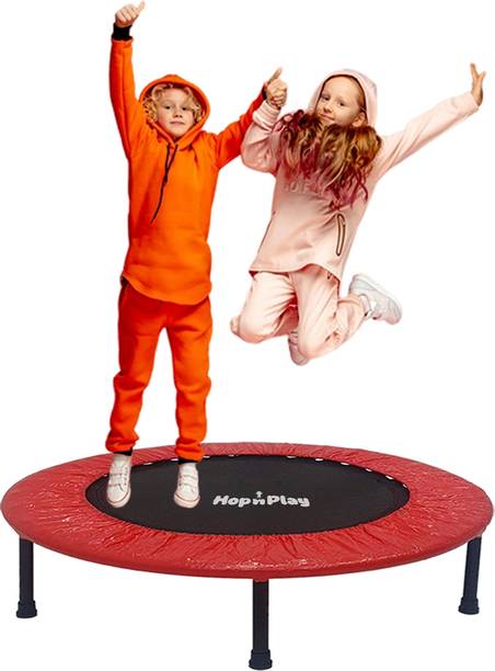 HOP N PLAY 60 inch Mini Jumping Fitness Trampoline for Kids & Adults