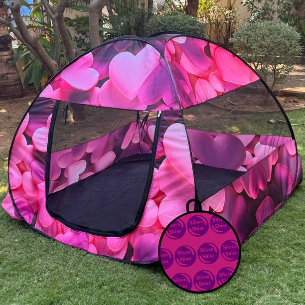 SILVER SHINE Foldable delightful patterns Popup Kids Play Tent House for Multi Purpose