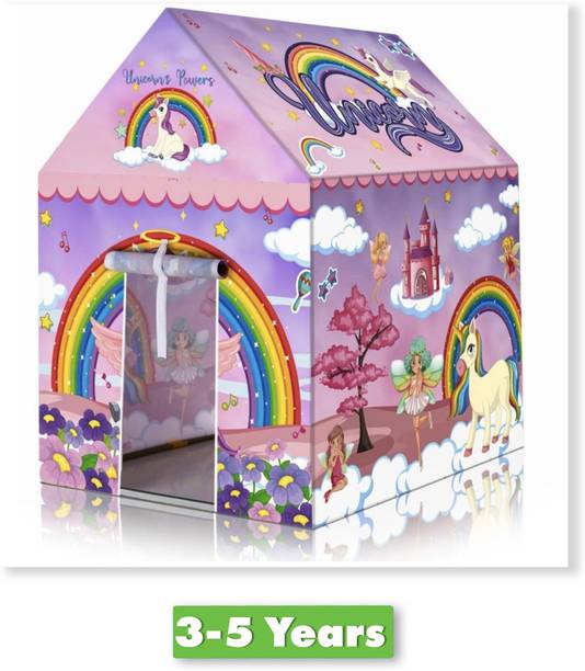 cantus Kids house unicorn tent house for 10 years boys and girls(Big Size)