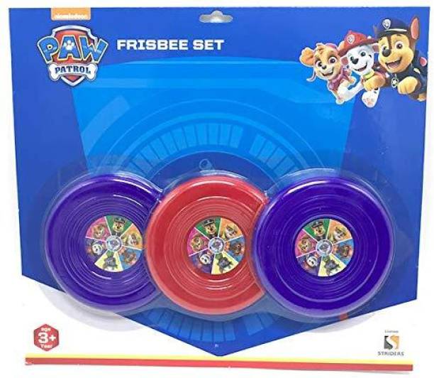 PAW PATROL 3 Flying Discs (Frisbees) Gifts for Boys/Gir...