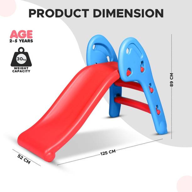 Little Funky ower Freestanding Slide in Garden Sliding for Baby 1 to 7 Years