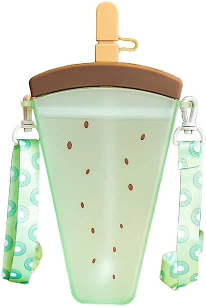 Amaflip Water Bottle,Ice-cream Shape Fruit Print Easy to Carry Ice Cream(Multi color)