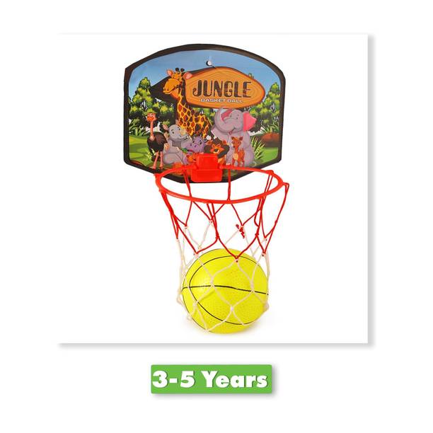 asian FOJI Kids Basketball Set with Hoop Net Ball – Indoor Outdoor Sports To