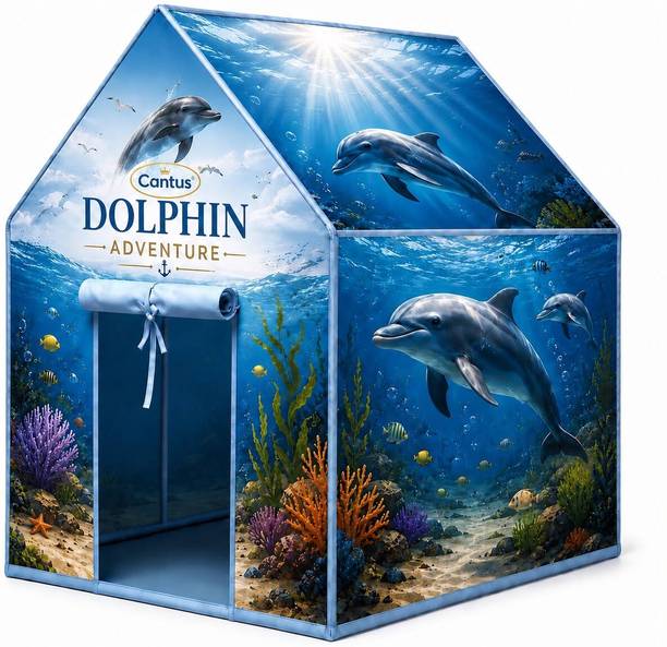 cantus Dolphin Adventure Kids Play Tent House Kids Toys for Boys & Girls 3 to 10 Years