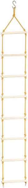 JD ENTERPEISE Rope Climbing Ladder Indoor/Outdoor for Kids - Ninja Ladder for 3 to 10 Years