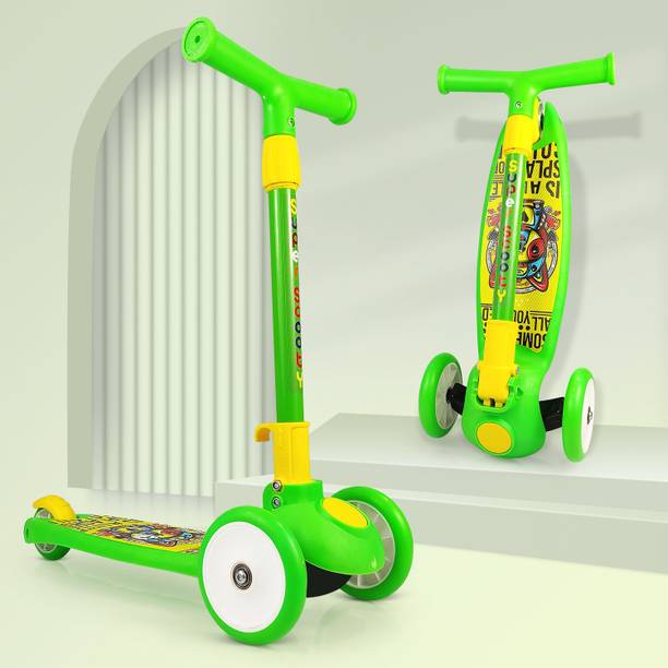 SPEEDFOX Kids Scooter with PU Wheels, Foldable Design, Adjustable–Ideal for 2-6 Years Kids Scooter