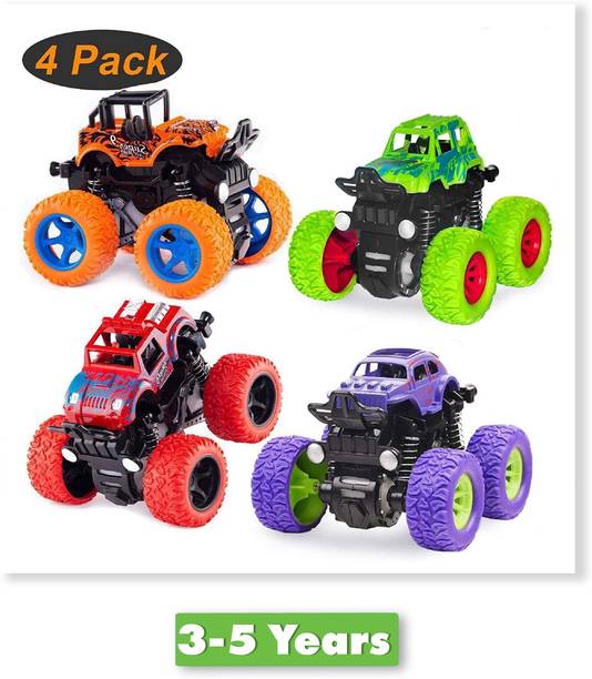 CLICKEDIA Toy-Monster Truck-Pack of 4