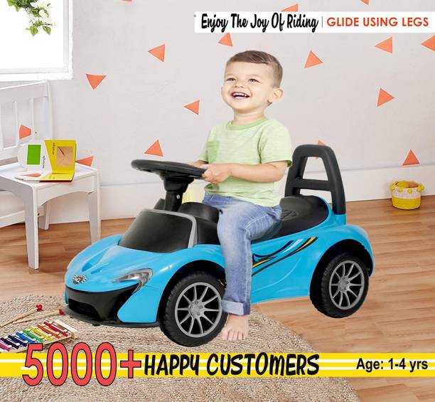 Pandaoriginals MCLAREN RIDER CAR | KIDS CAR RIDER | MCLAREN Rider With Music And Lights | 12months to 3years | DURABLE Tricycle