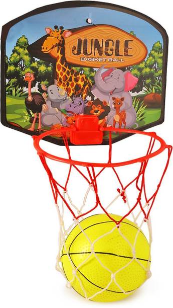 asian FOJI Kids Basketball Set with Hoop Net Ball – Indoor Outdoor Sports To