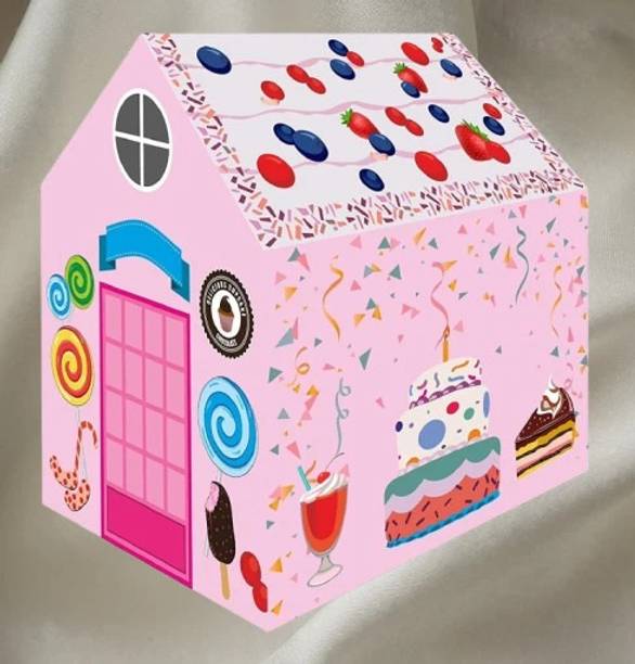 Zyra Kids Tent House Theme Play Jumbo Size Extremely Light Weight, Water Proof kids