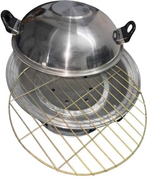 Ma mansa.enterprises Aluminum Tandoor Bati Maker Food Food Steamer
