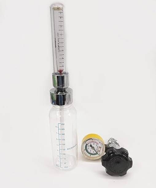 HCG Healthcure generation Oxygen Flowmeter with Humidifier Bottle Floor Mount Oxygen Cylinder Holder