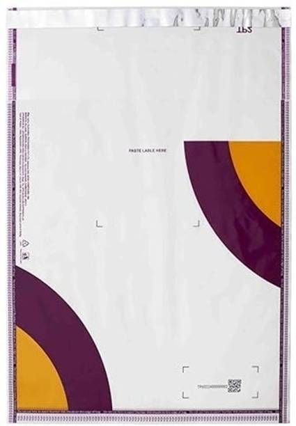 Parin Polymers Transparent Meesho Packaging Barcoded Bags with 2 QR codes (front & back) Security Bag