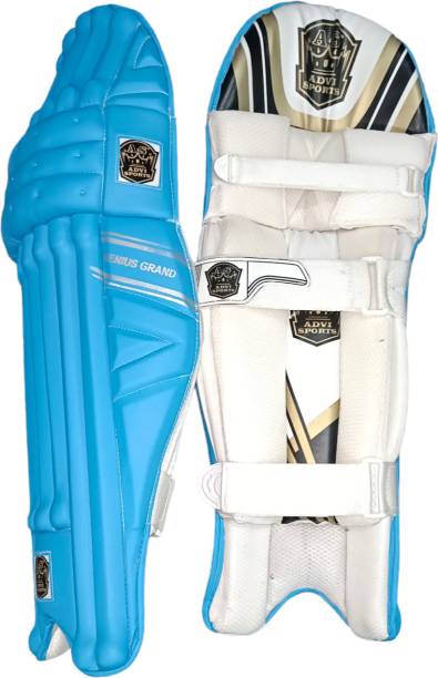 Advi Sports Genius Grand Cricket Batting Leg Gaurds RH Men's Size Light Blue Men's (39 - 43 cm) Batting Pad