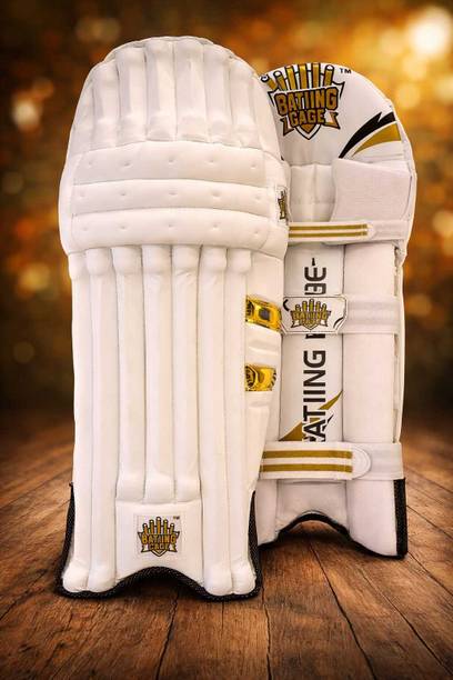 GALAXY SPORTS Batting Cage Elite Series Cricket Batting Pads – Gold Edition Men's (39 - 43 cm) Batting Pad