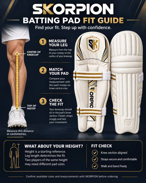 SKORPION TEST MOULDED Boys (32 - 35 cm) Batting Pad