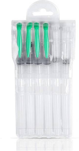 eS³kube Water Brush Pen Set with Different Size Tips Water Reservoir Pen for Watercolour