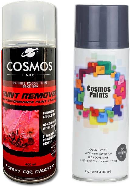 Cosmos Paints PaintRemover-MattBlackGrey96-400ML Paint Remover
