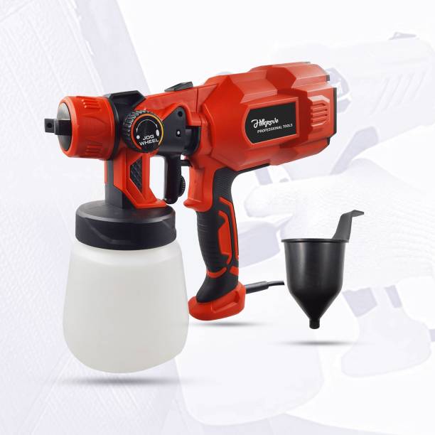 Hillgrove Heavy Duty Professional DIY 550W with Copper Nozzle Paint Sprayer Gun Machine HGPS1M1 for Bike/Wall Painting/Wood/Home/Professionals HVLP Sprayer