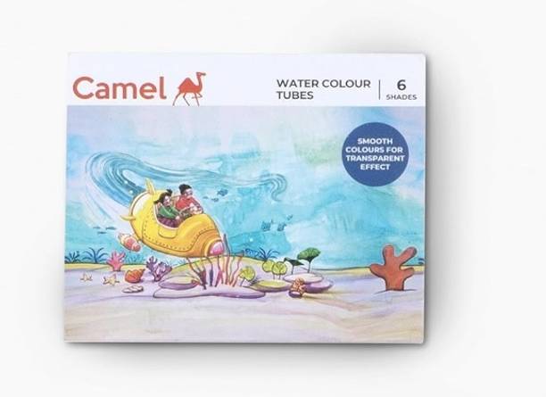 Camlin 3604504 - WATER COLOUR TUBES 6 SHADES