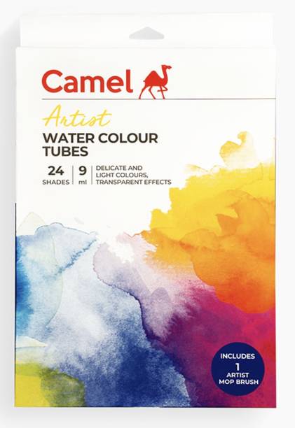Camlin 1305733 - CAM ARTIST WATER COLOUR TUBES 24 SHADES 9ML EACH