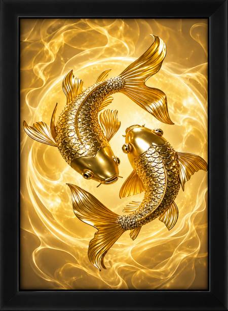 JITCRAFT PF_02_FISH Digital Reprint 10 inch x 15 inch Painting