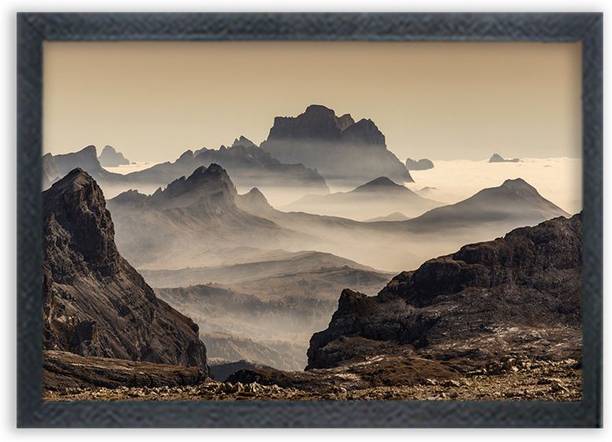 Krandsons Beautiful Scenery Nature Painting Wall Mounted Painting Digital Reprint 11 inch x 8.5 inch Painting