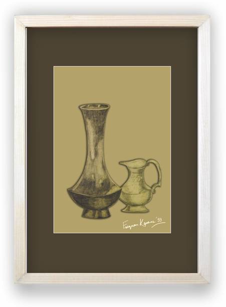 MerajCreatives Pencil 14 inch x 20 inch Painting