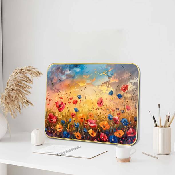 saf Sunset Bloom Field Wall Art Digital Reprint 19.5 inch x 13.5 inch Painting