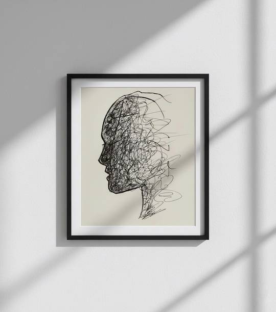 sketra Echo of Thought Pencil 18 inch x 1 inch Painting