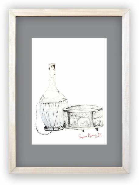 MerajCreatives Meraj’S Creatives –0002 Bamboo Painting Pencil 13 inch x 19 inch Painting