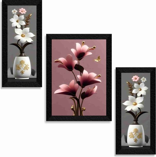 saf beautiful flower Premium wall paintings for wall decoration, living room Digital Reprint 19.5 inch x 28.5 inch Painting