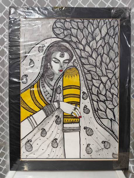 NILLANGNI 019 Pencil 18 inch x 12 inch Painting