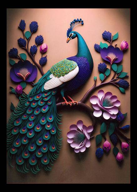 HSB INFRA Wall Painting for Home Décor and Office Digital Reprint 14 inch x 10 inch Painting
