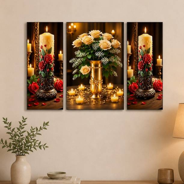 Aalingam Scenery design for wall decoration of Hall, Living Room and Hallway NA 12 inch x 8 inch Painting