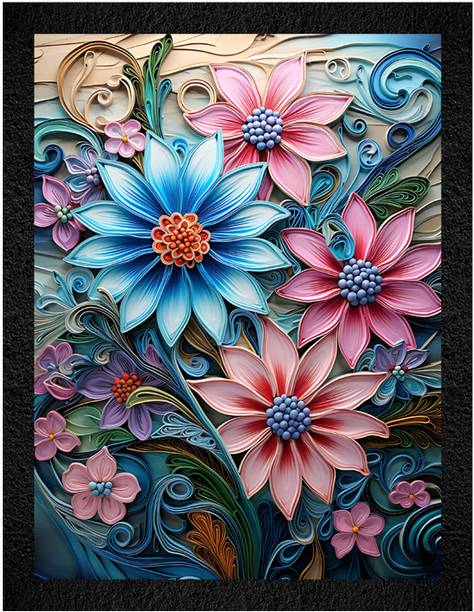 WALL PROFILE WALL PROFILE 3D Painting 11 inch x 14 inch Painting