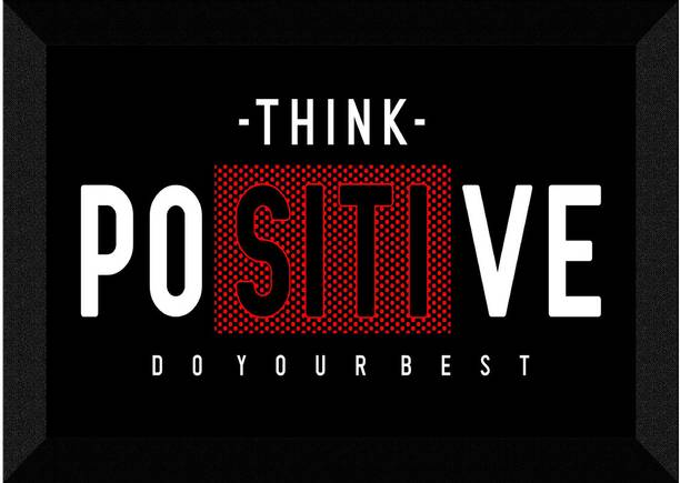 saf 45 inch Motivational quotes Wall Decor Self Adhesive Sticker