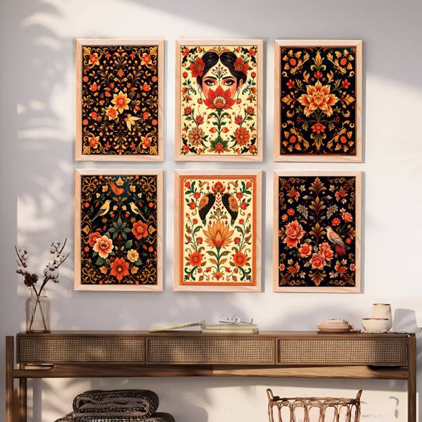 RIDIT CREATION Pichwai art Painting for Home Decoration| Digital Reprint 13 inch x 10 inch Painting
