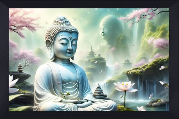 Gita Govinda Lord Buddha glossy Digital Reprint 13.5 inch x 9.5 inch Painting