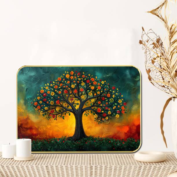 saf Tree of Life Wall Art Painting Digital Reprint 19.5 inch x 13.5 inch Painting
