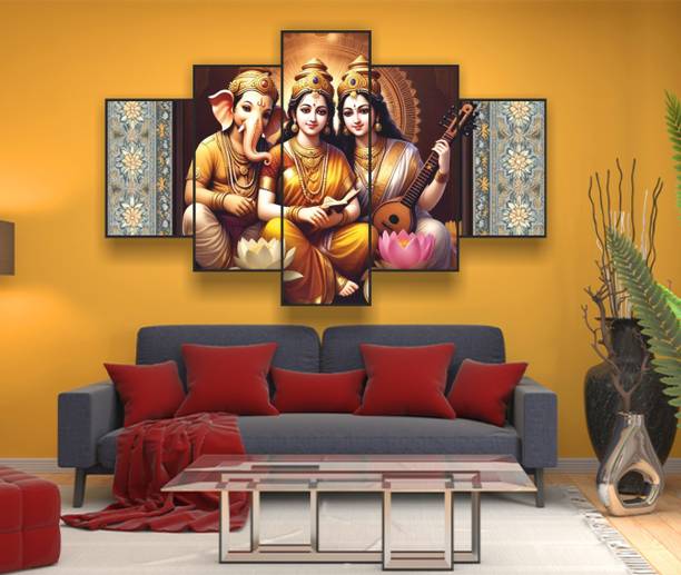 nia enterprises wall painting, wooden wall painting, decorative wall 3D Painting 18 inch x 30 inch Painting