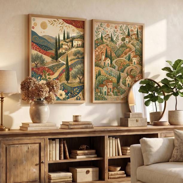 KOTART Morden Nature Wall Art Decor Big Frame for Bedroom, Living Room, Hotels Acrylic 13 inch x 10 inch Painting
