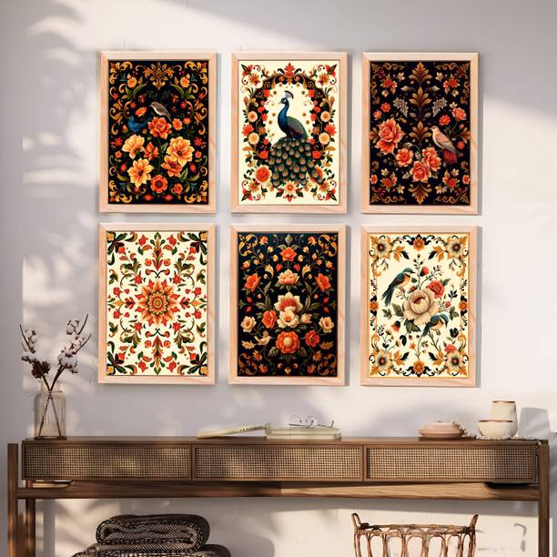 RIDIT CREATION Indian Pichwai art Painting for Home Decoration| Digital Reprint 13 inch x 10 inch Painting