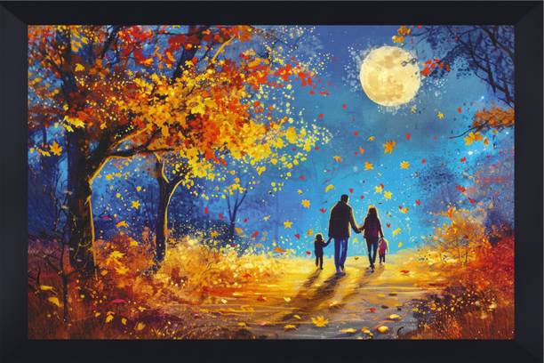 गीता गोविंदा Family Nature Scenery glossy डिजिटल रीप्रिंट 13.5 inch x 9.5 inch पेंटिंग