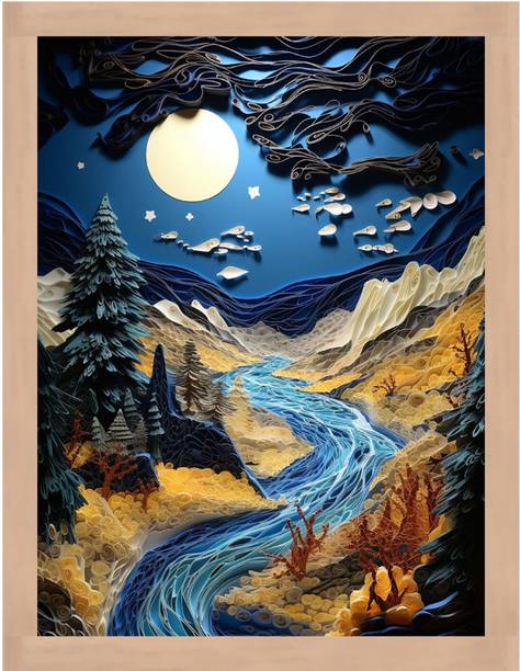 WALL PROFILE 3D Painting 11 inch x 14 inch Painting