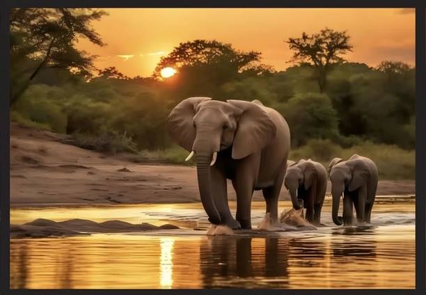 SAWARIYACRAFTS PHOTO FRAME 3D Painting 12 inch x 8 inch Painting