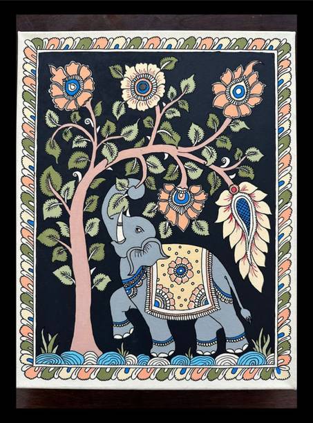 JSANF JSANF-MJW-PAI-MADHU-267 Digital Reprint 12 inch x 9 inch Painting