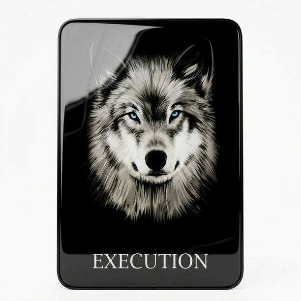 Aakaarika Execution Wolf Premium Motivational Wall Art 3D Painting 12 inch x 18 inch Painting