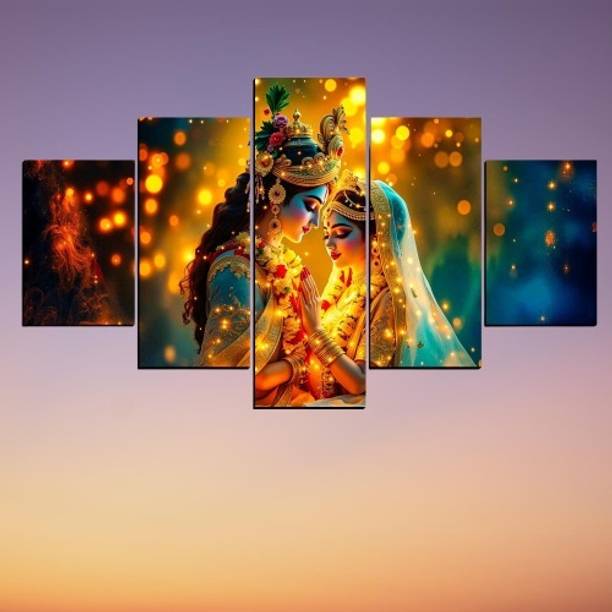 SNDArt Radha Krishna Wall Decor Gift Items