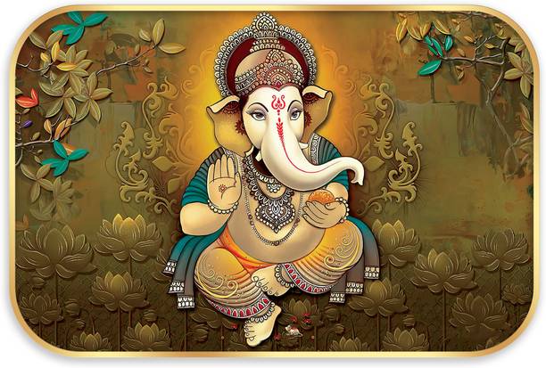 Indianara GANESHA (1317) Digital Reprint 13 inch x 10.6 inch Painting